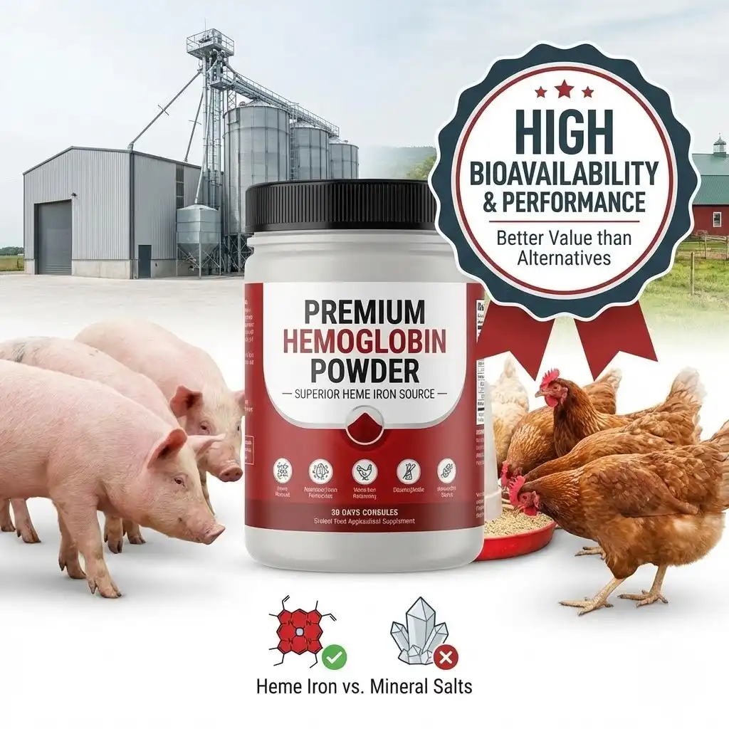 Top Benefits of Hemoglobin Powder in Poultry and Swine Nutrition